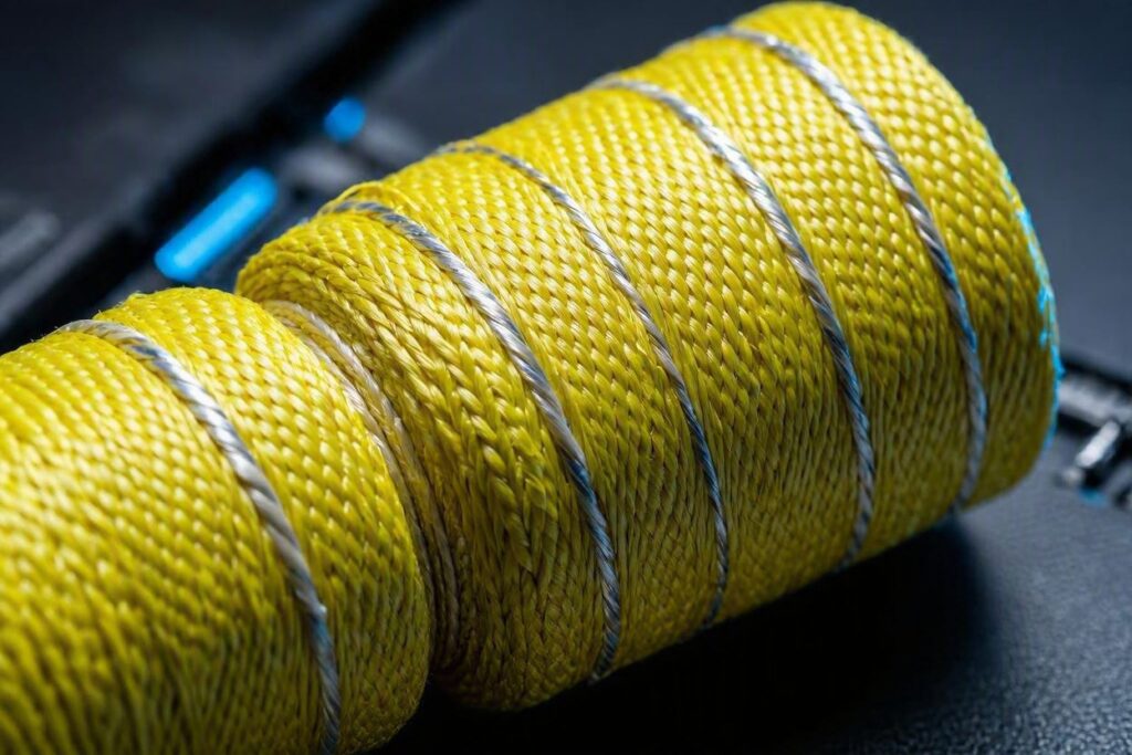 Filati tecnici speciali ignifughi e antitaglio in fibra Kevlar e Nomex Scudo